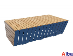 уличная скамейка без спинки для загородного дома