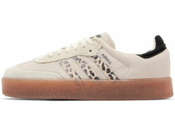 Кроссовки Adidas Sambae Cream White Leopard