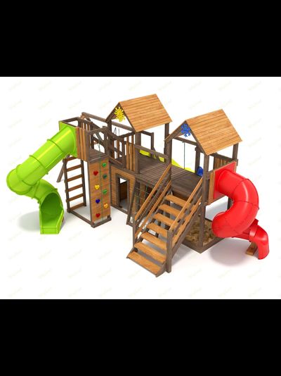 Детская площадка IgraGrad Комбо с трубой 2,1м