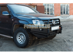 Передний силовой бампер серии Трофи на Volkswagen Amarok I 2010-2016 (02.020.03)