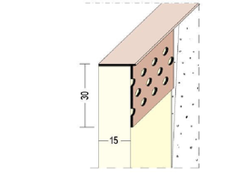 Профиль строительный финишный для гипсокартона 15мм 305 см Protektor Артикул: 37865