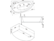 Ванна &#039;Флорида&#039; 1600х880 левая без г/м