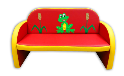 Мягкий каркасный диван для ДОУ