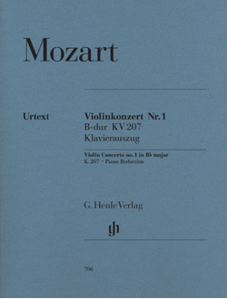 Mozart Violin Concerto no. 1 in B flat major  K. 207