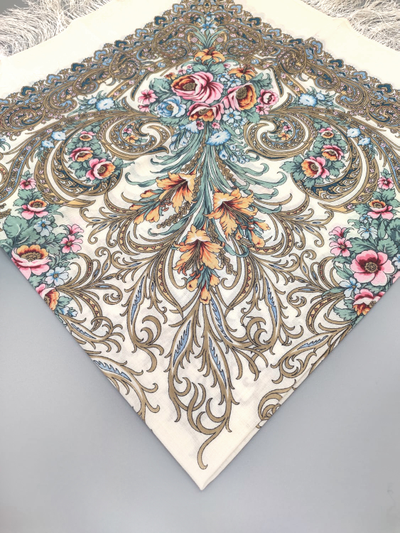 Павловопосадский платок Март 904-1