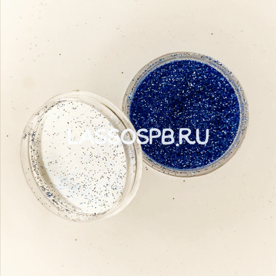 Глиттер блестки "Сияющий Синий" 0,2 мм 1 кг