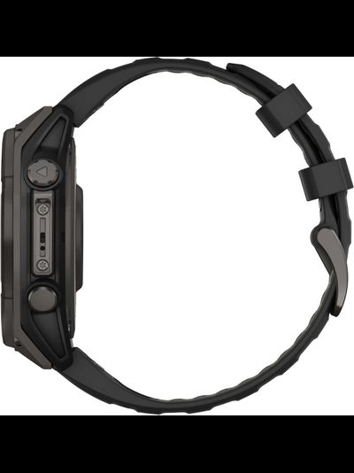 Часы Garmin Fenix 8 —47mm Solar Sapphire Carbon Gray DLC Titanium Black / Pebble Gray