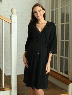 Халат ФЭСТ 02202 черный