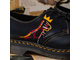 Полуботинки Dr. Martens 1461 Basquiat черные с рисунком