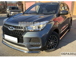 Защита переднего бампера Папа Тюнинг d60 для Chery Tiggo 4 Pro 2022-