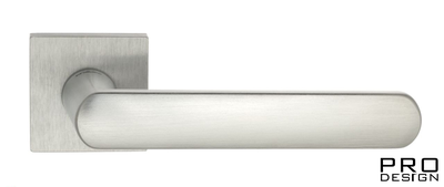 Дверная ручка на квадратном основании Fratelli Cattini "NEVADA" 8-CS матовый хром