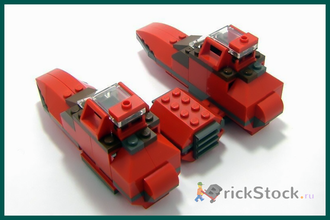 # 7119 Двухместный Аэромобиль «Облачного Города» / Twin–Pod Cloud Car (2002)