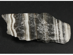 Кальцит полосатый (Зебра), необработанный, дикий образец, Китай (48*21*12 мм, 14 г) №37885