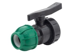 Кран шаровый ПНД 20*3/4" ВР разьем [48092]