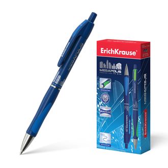 Ручка шариковая EK МEGAPOLIS concept синяя, автомат EK32