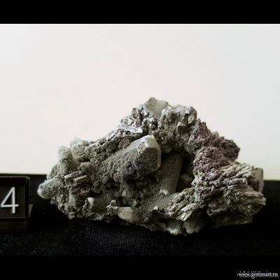 Натролит, друза кристаллов. Кольский п-ов. Россия.  68*46*41мм