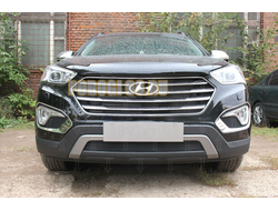 Защита радиатора Hyundai Grand Santa Fe I 2013-2015 black