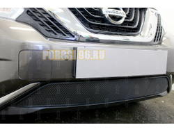 Защита радиатора Nissan Murano Z52 2014- black