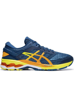 Asics Gel Kayano 26 Синие с желтым