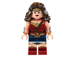 Wonder Woman - Dark Red Torso, Dark Blue Skirt, n/a (sh221)