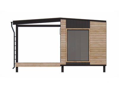 Модуль дома "Фиеста" (с крытой террасой)