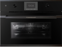 Компактный духовой шкаф с микроволнами Kuppersbusch CBM 6350.0 S2 Black Chrome