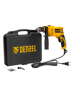 Дрель ударная ID-750, 750 Вт, 0-3000 об/мин, 48000 уд/мин Denzel