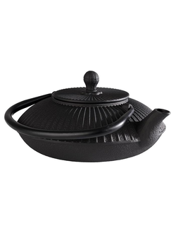 Чайник 800 мл. заварочный черный, чугун