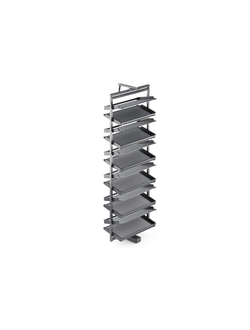 Поворотная стойка для обуви (12 полок) Symphony WB-671 (антрацит P35)