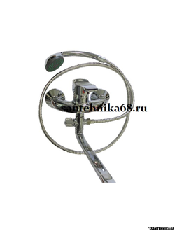 Смеситель для ванны с душем 40mm VEGA L-нос 35см шаровый дайвотер 845-1167