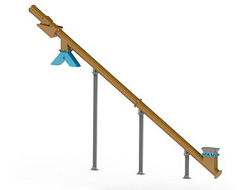 Винтовой шнековый конвейер