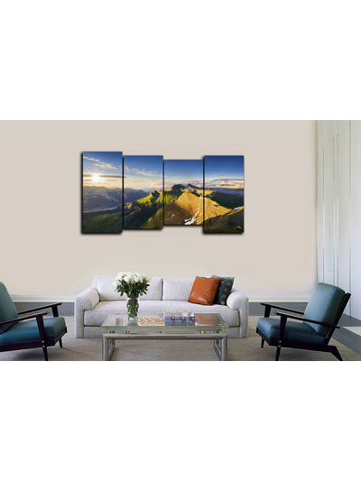 Модульная картина "Рассвет на горе"