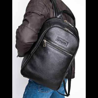 Кожаный рюкзак Mantovano black (арт. 3109-81)