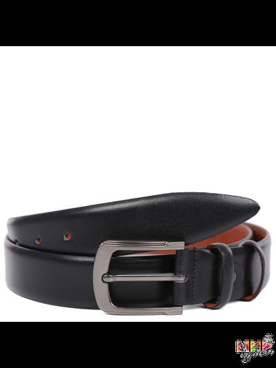 LV0235-120 black LEO VENTONI Ремень муж. нат. кожа