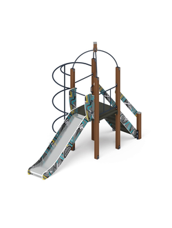 Серия «Навина» (Техно голубой) ДИК 2.09.01-01 H=1200 игровой комплекс