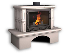 Изразцовый камин КимрПечь Гефест