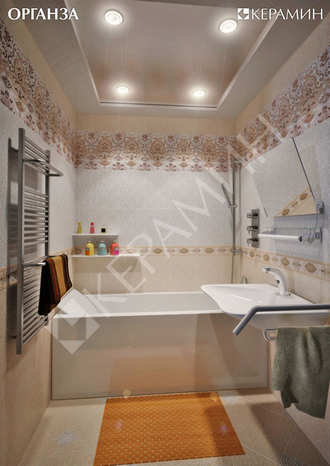 Фриз Органза 4 275х62