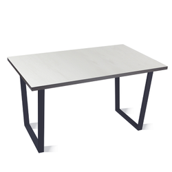 АГАТ.1 Стол обеденный 1320х800х32мм, ЛДСП Бетон Пайн, Кромка: Антрацит