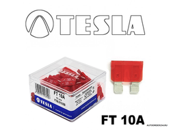 Предохранитель Tesla вилка-стандарт 10А  цена за 50 шт.