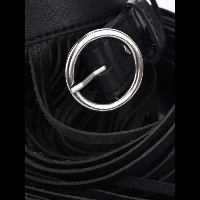 Bonny пояс с бахромой 80 Черный