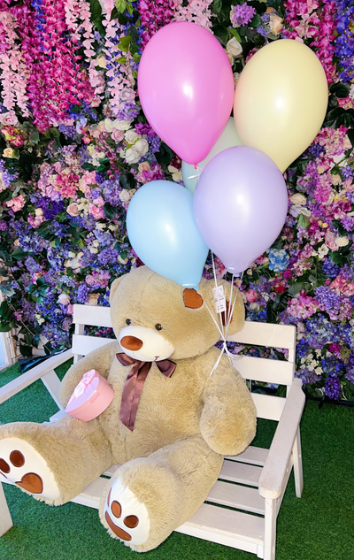 Подарочный набор №9 - Плюшевый мишка 150 см, Шарики 5, Киндер бокс средний