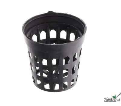 Горшочек пластиковый МИНИ для растений черный