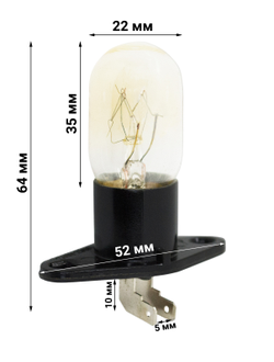 Лампа для СВЧ T-170 (микроволновки) Panasonic, Lg, Samsung