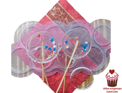 Форма для леденцов-погремушек Кружки