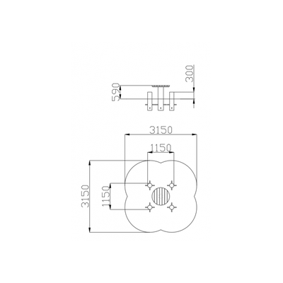 1438.5 Столик со стульчиками «Эко»