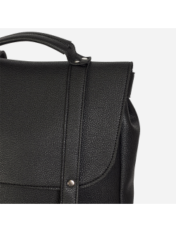 Средний Рюкзак Kokosina Черный из искусственной кожи