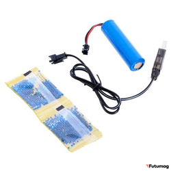 Танк на радиуправлении с гидрогелевыми пульками Fighter Гидротанк 4WD Синий