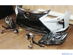 Обвес Toyota Camry V50, V55 в стиле Lexus + фары Lamborghini