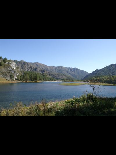 Купить греющую картину с фото озеро в горах