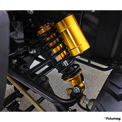 Квадроцикл GreenCamel Sahara AWD 4*4 (60V 2*2kW R10 alum Дифференциал) Армейский-желтый